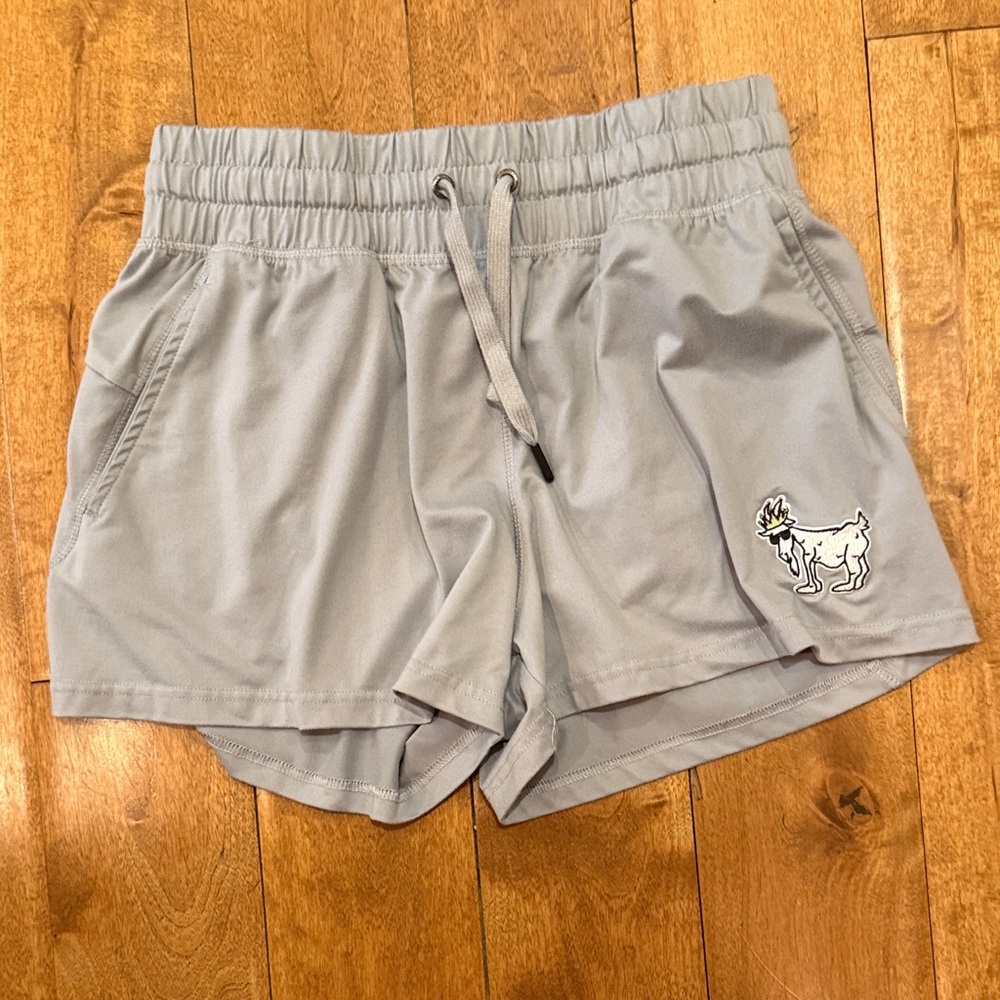 Women's Athletic Shorts with Embroidered Design